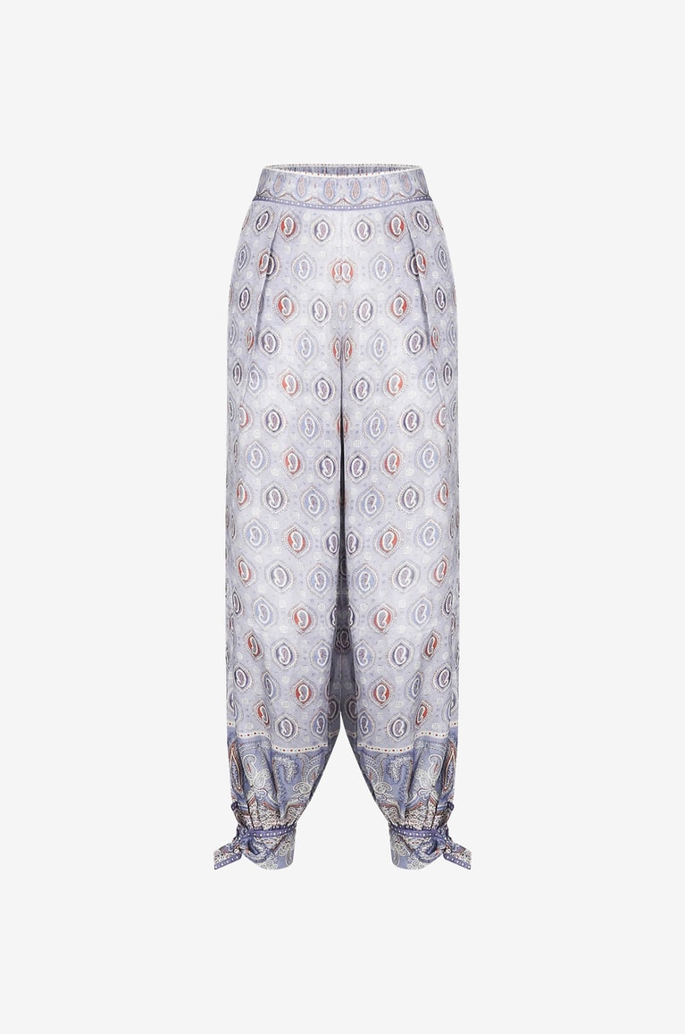 ZIMMERMANN Vitali puffy silk track trousers Women MULTI COLOURED 1