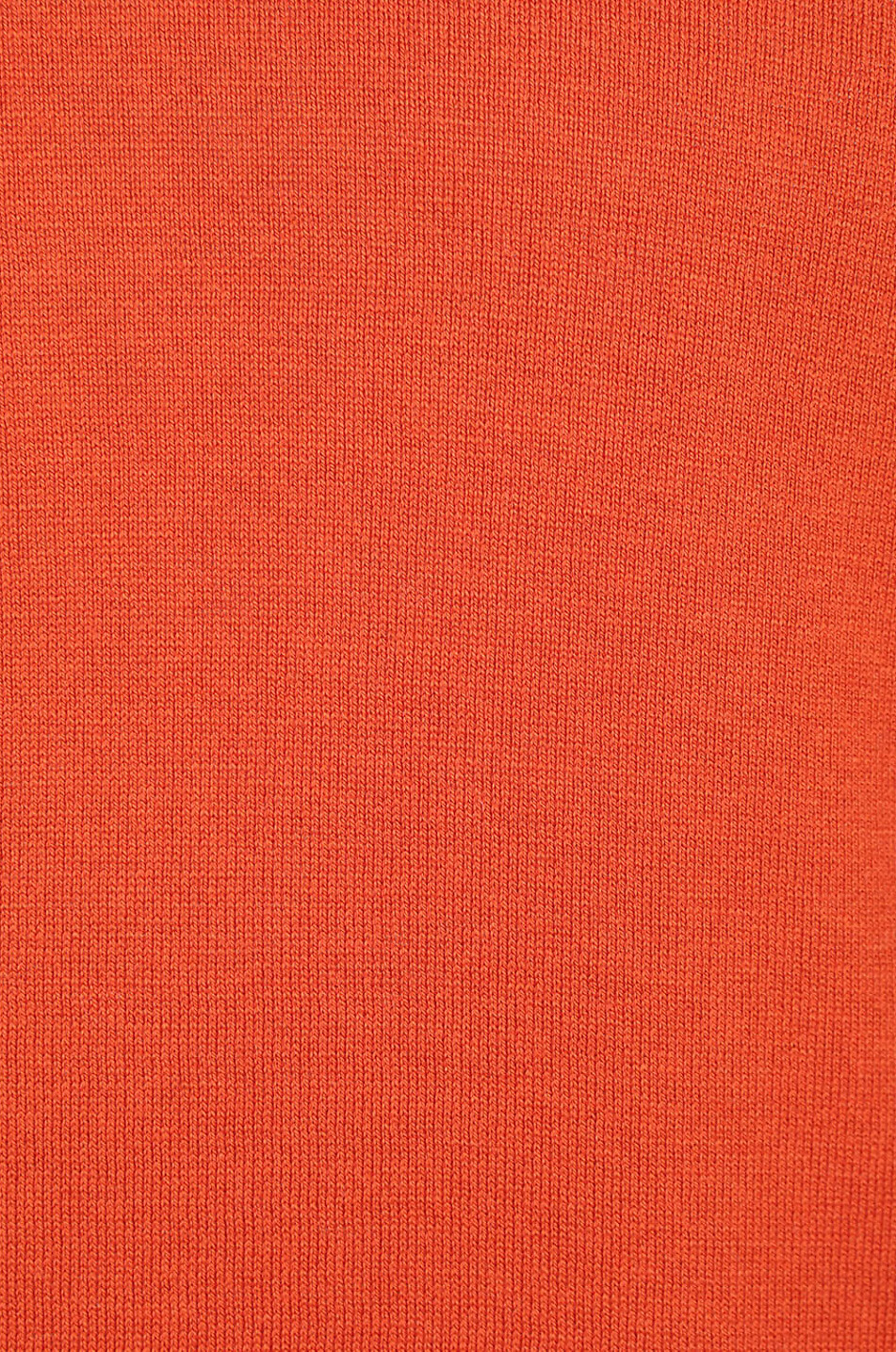 MAURIZIO BALDASSARI Polo à manches longues en maille de soie et coton Homme ORANGE MOYEN 3