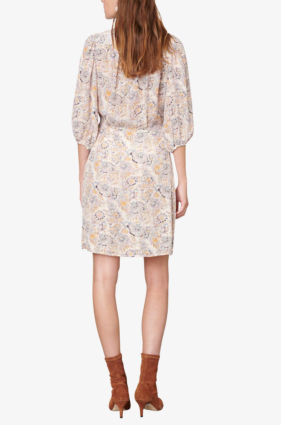 Robe courte en viscose Alisée