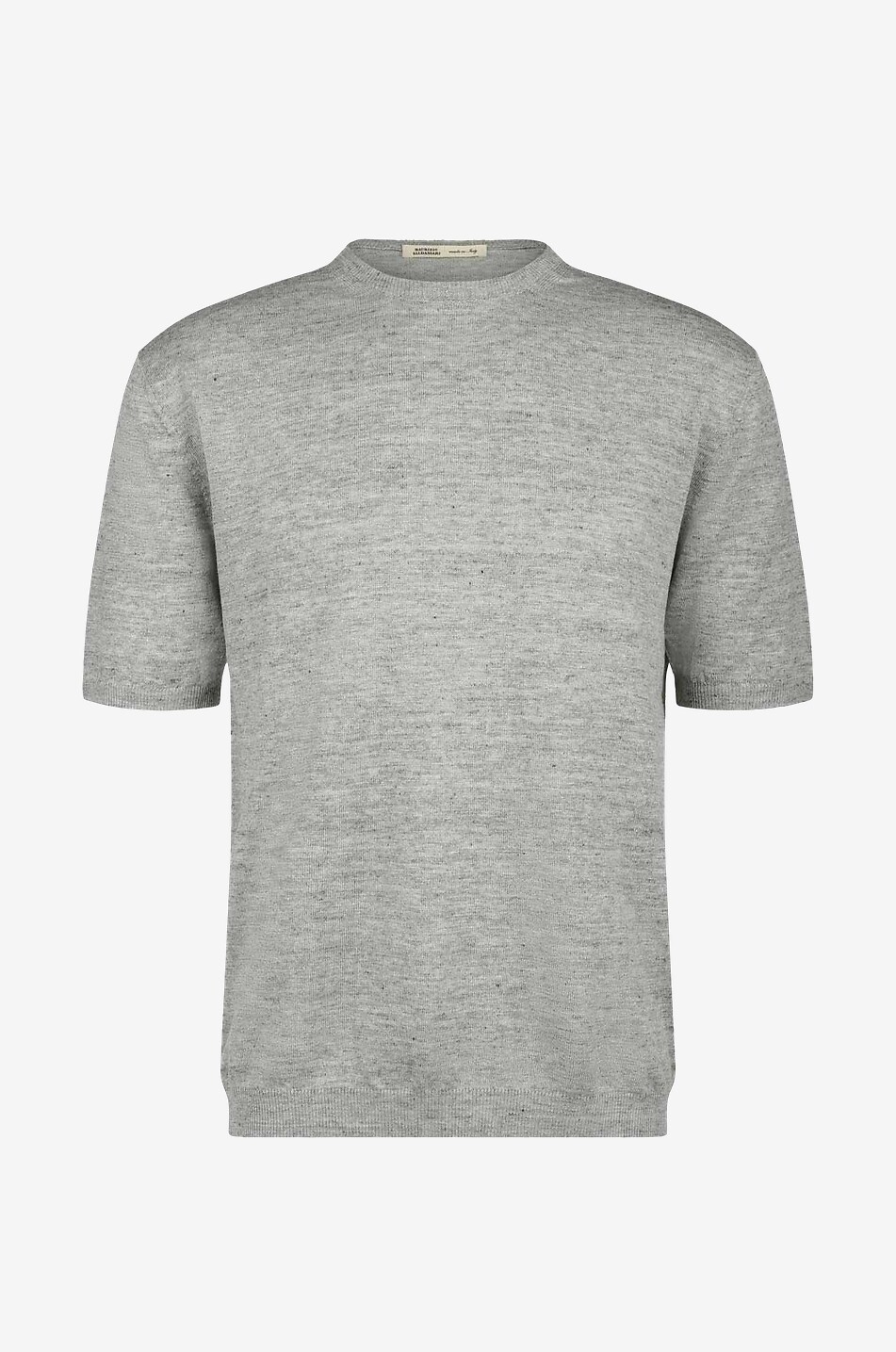 MAURIZIO BALDASSARI T-Shirt à manches courtes en lin Homme VERT CLAIR 1