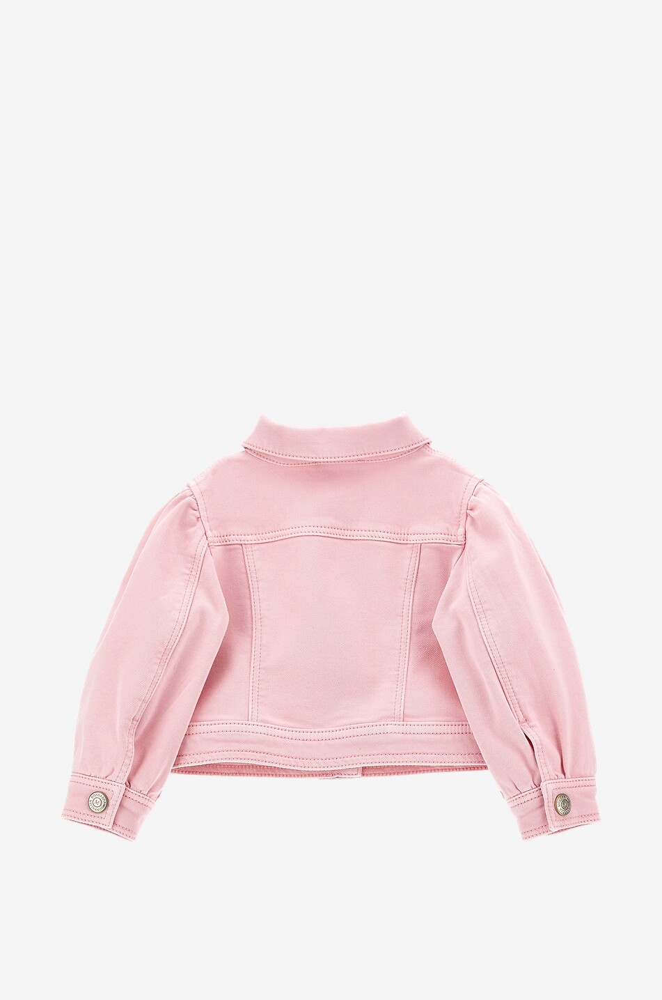 Baby-Fleece-Jacke mit Blütenstickereien