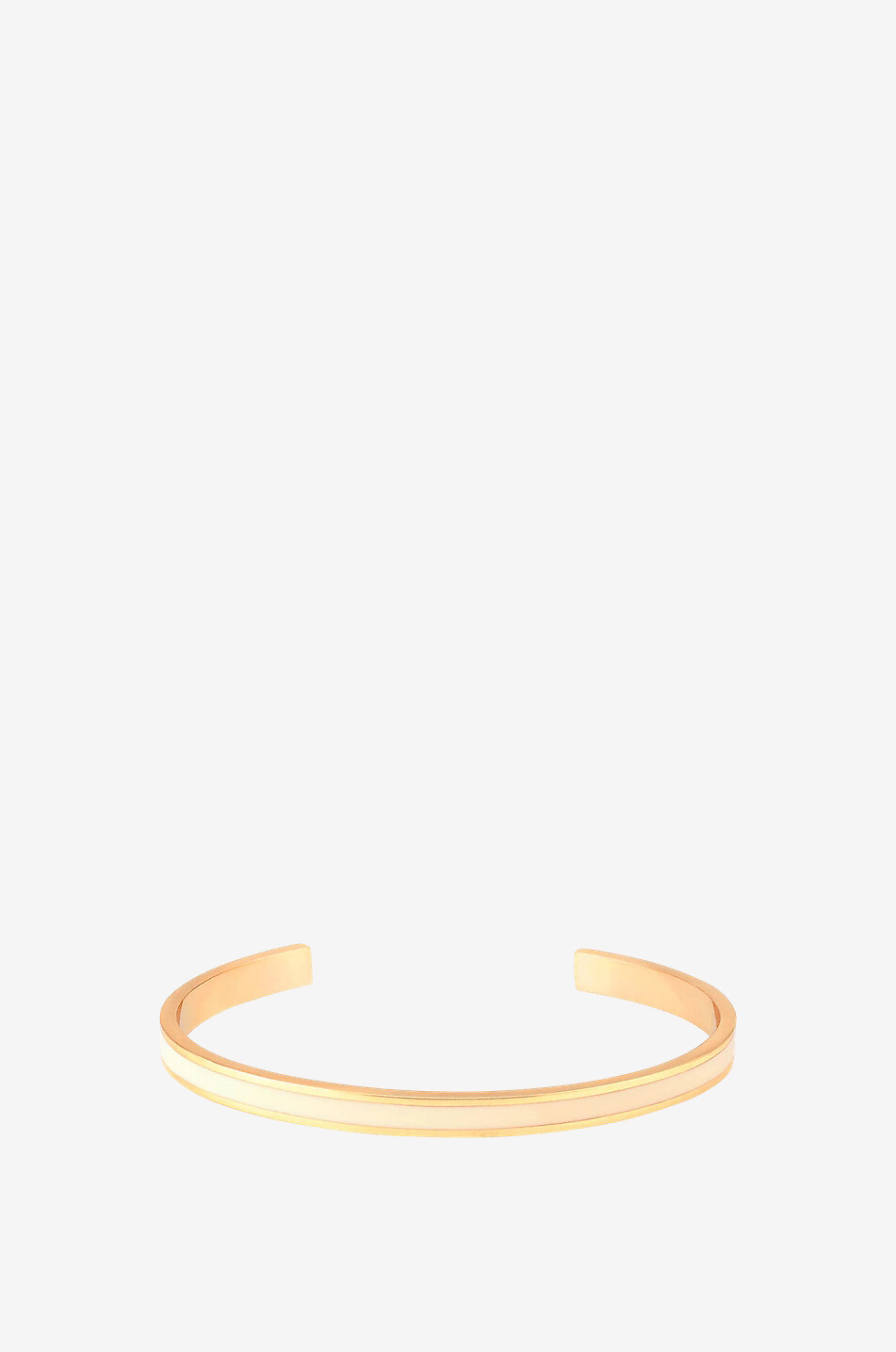 Bangle enamelled gold-tone bangle