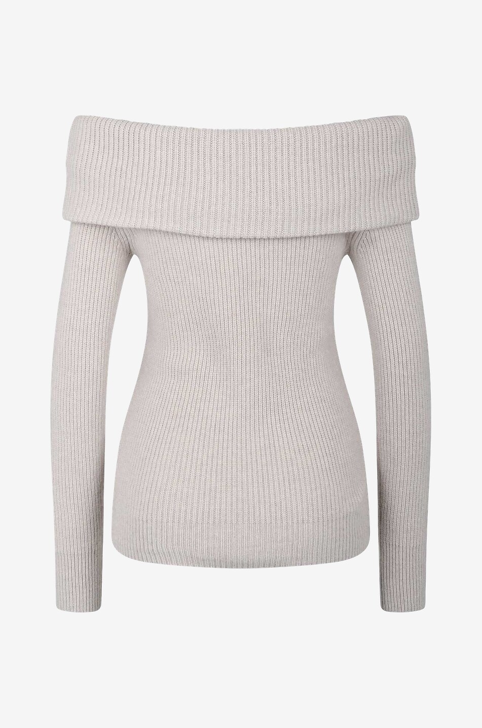 ISABEL MARANT Baya off-shoulder wool and cashmere jumper Women Light beige 2