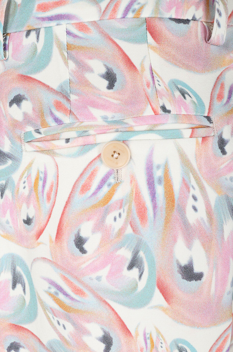 Pantalon capri en crêpe Butterfly Wings