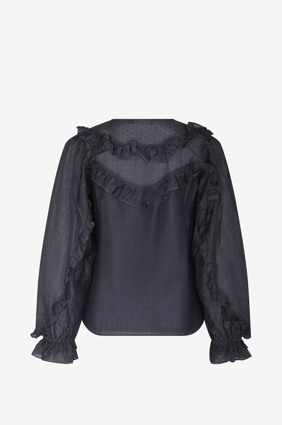 Langärmelige Bluse aus Baumwolle Bernadette
