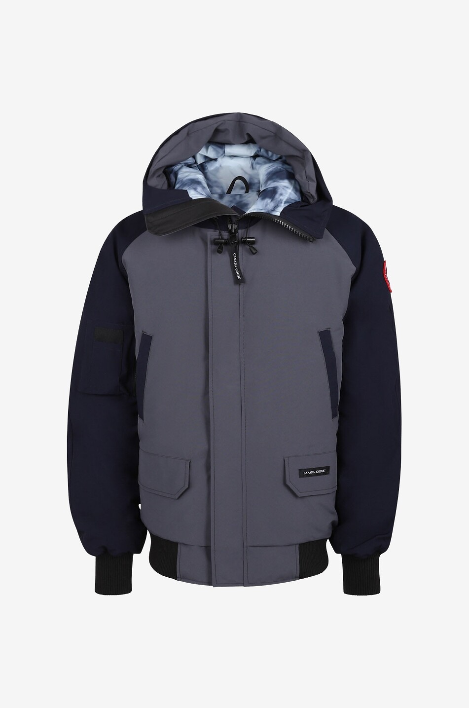Chilliwack Regeneration bicolour down bomber jacket