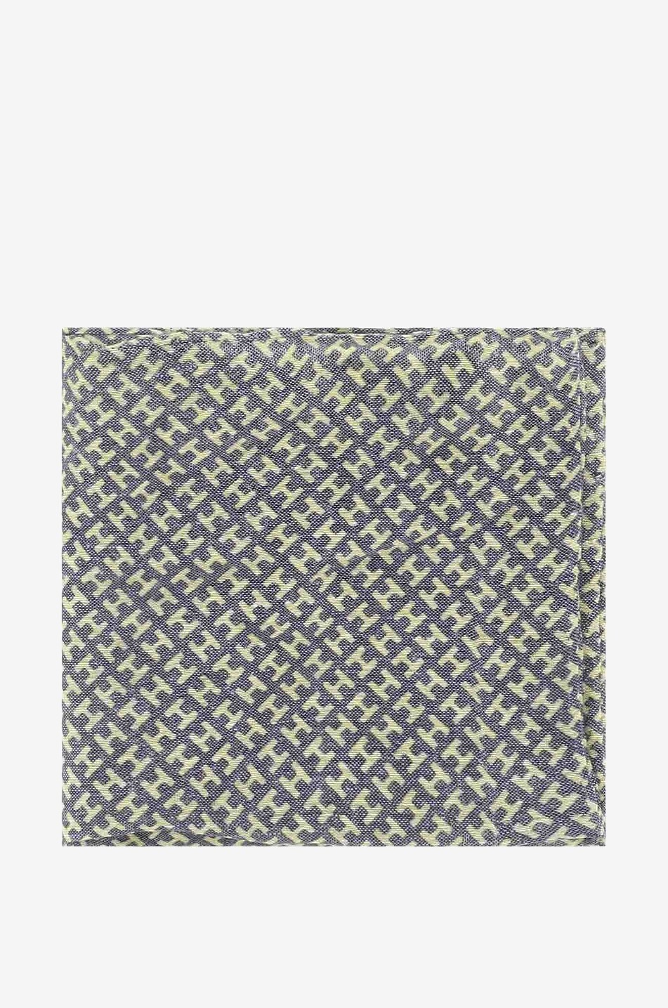 Bade wool and linen pocket square