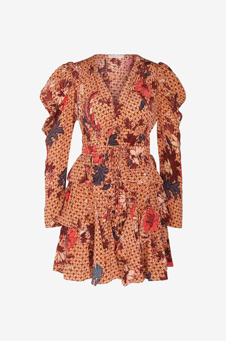 Kurzes Kleid aus Seide Oni