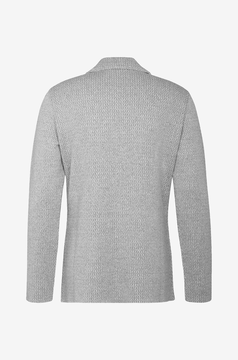 MAURIZIO BALDASSARI Linen blend blazer with silk and cotton Men GREY 2