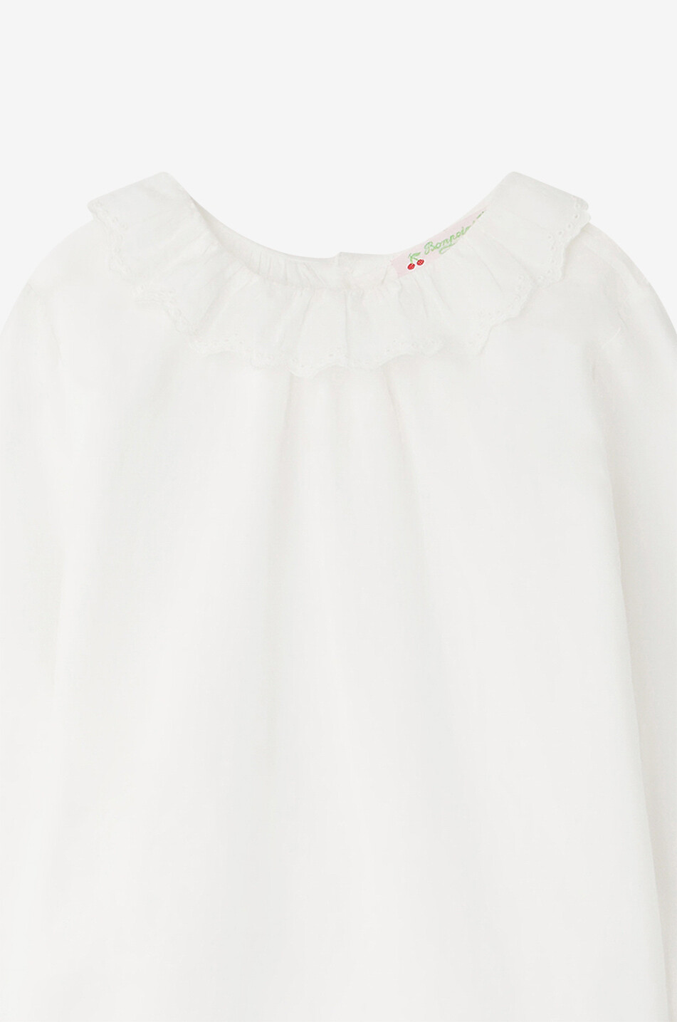 Langärmelige Mädchen-Bluse aus Baumwolle Jaya