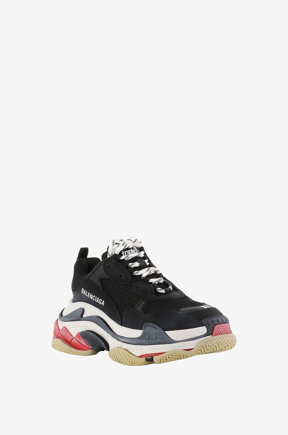 Balenciaga triple s femme noir best sale