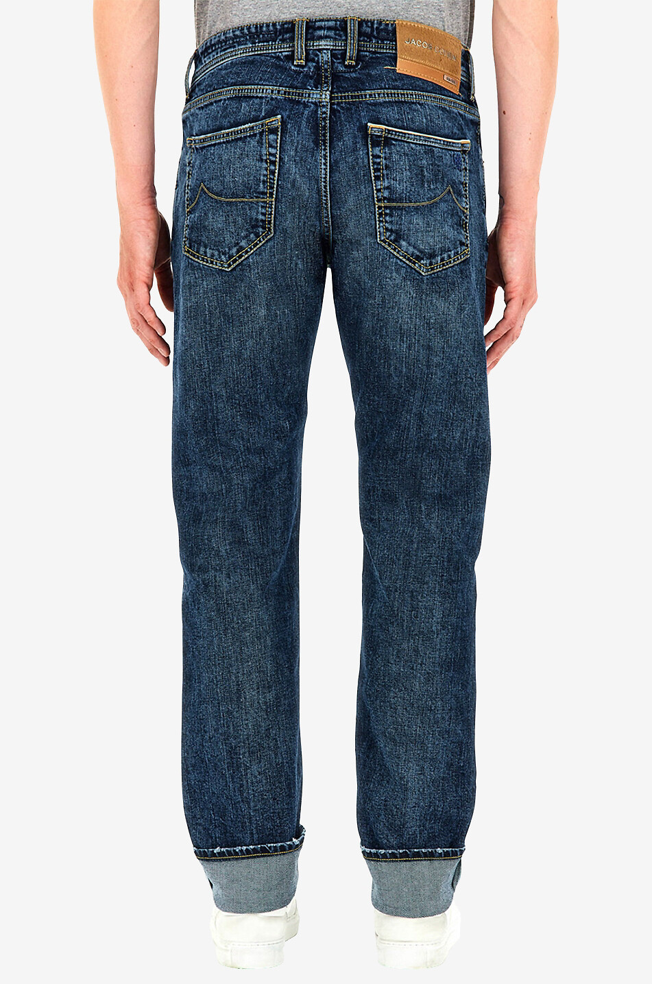 JACOB COHEN Jeans mit geradem Bein aus Baumwolle Bard Herren MITTELBLAU 4