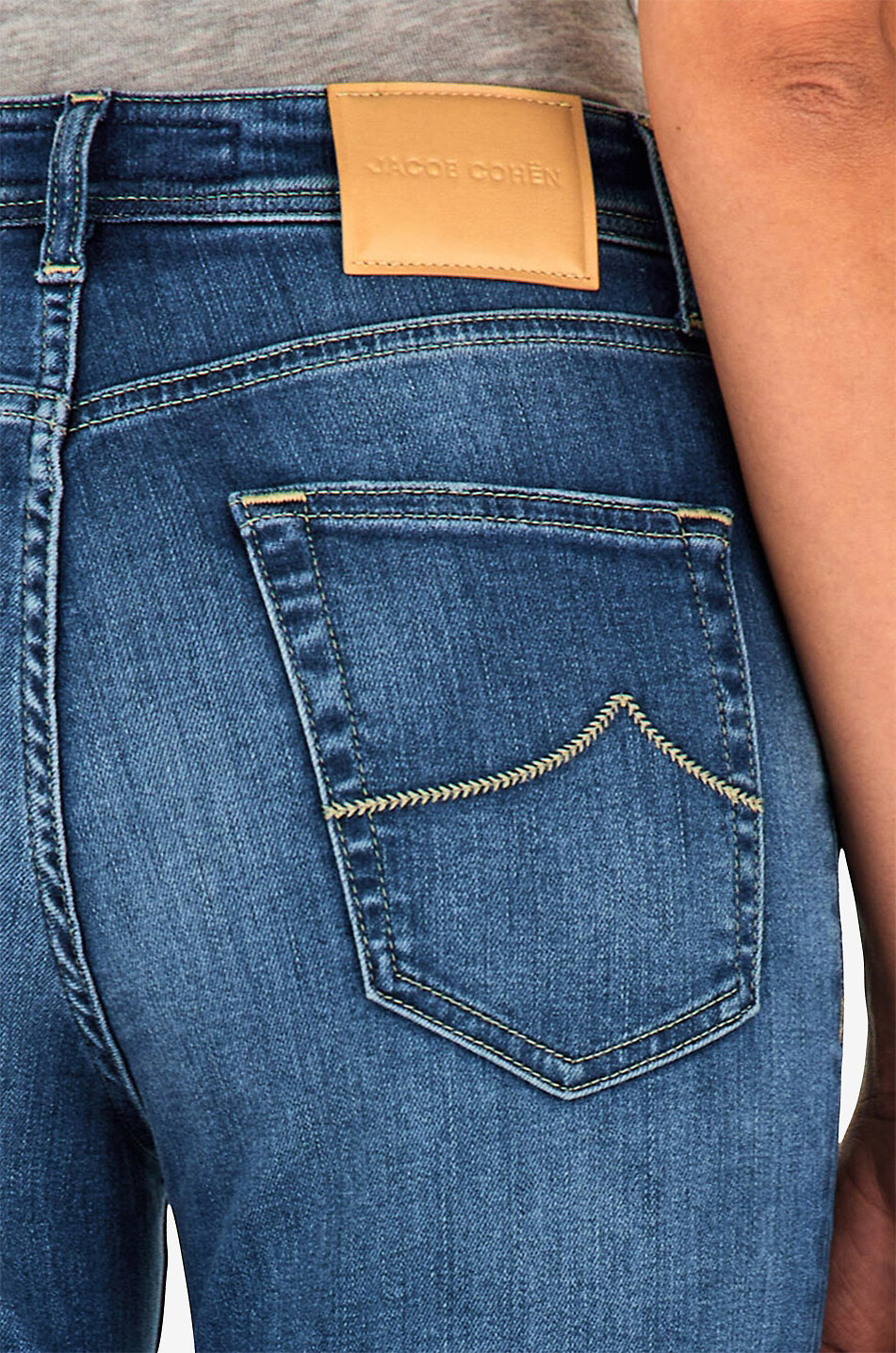 JACOB COHEN Victoria cotton flared jeans Women BLUE 4
