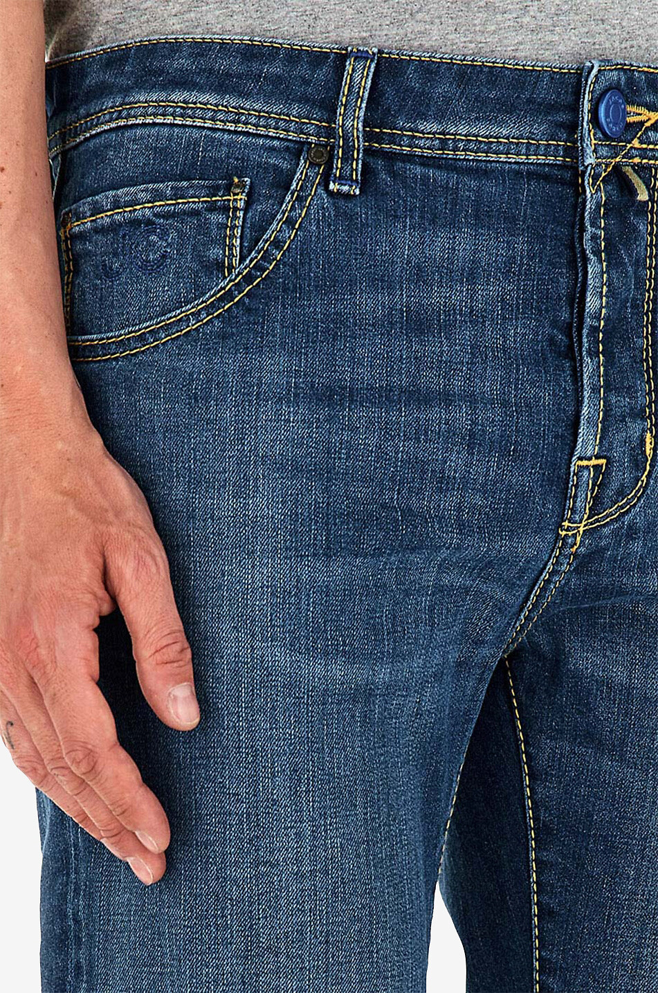 Nick cotton slim-fit jeans