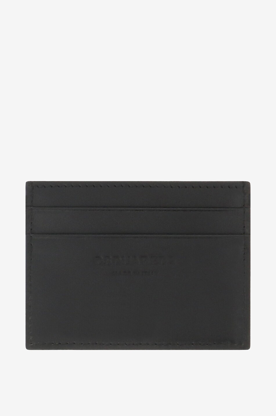 Bob logo adorned leather card case