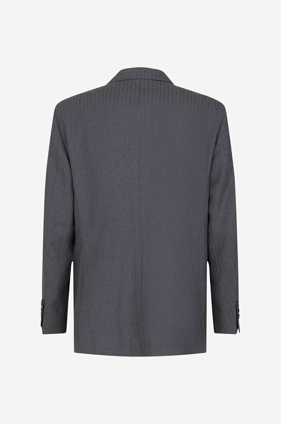 ETRO Double-breasted wool pinstripe blazer Men DARK GREY 2