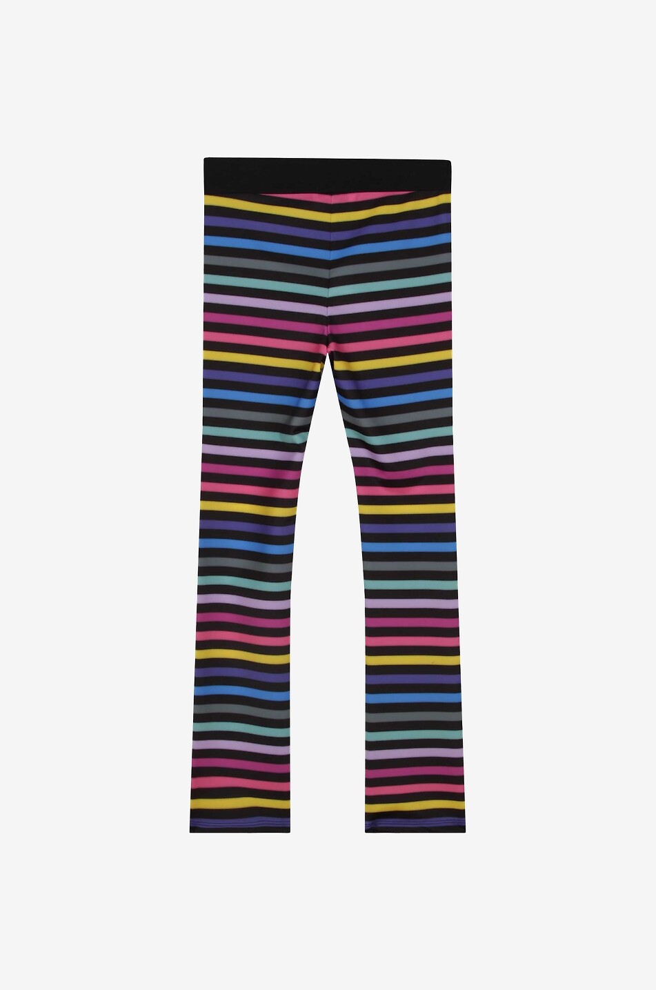 Legging rayé fille en jersey technique