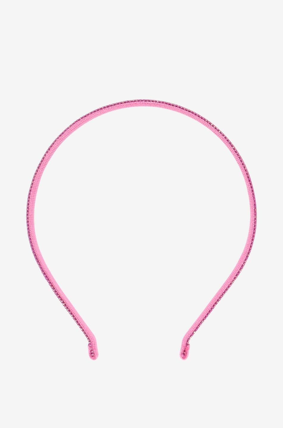 Serre-tête recouvert de perles métallisées