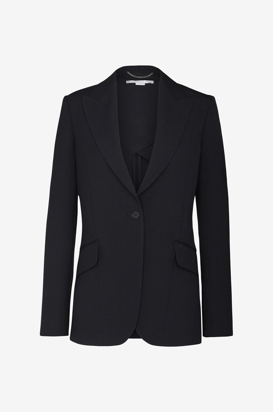 STELLA McCARTNEY Blazer en sergé à boutonnage simple Femme NOIR 1