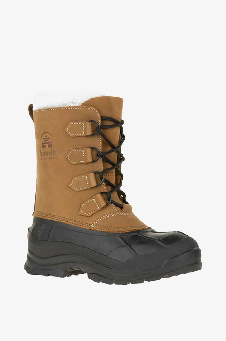KAMIK Geschnürte Herren-Winterstiefel Alborg Herren KAMELFARBEN 1