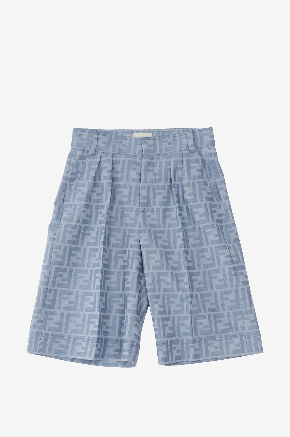 FENDI Jungen-Shorts aus FF-Jacquard Junge HELLBLAU 1