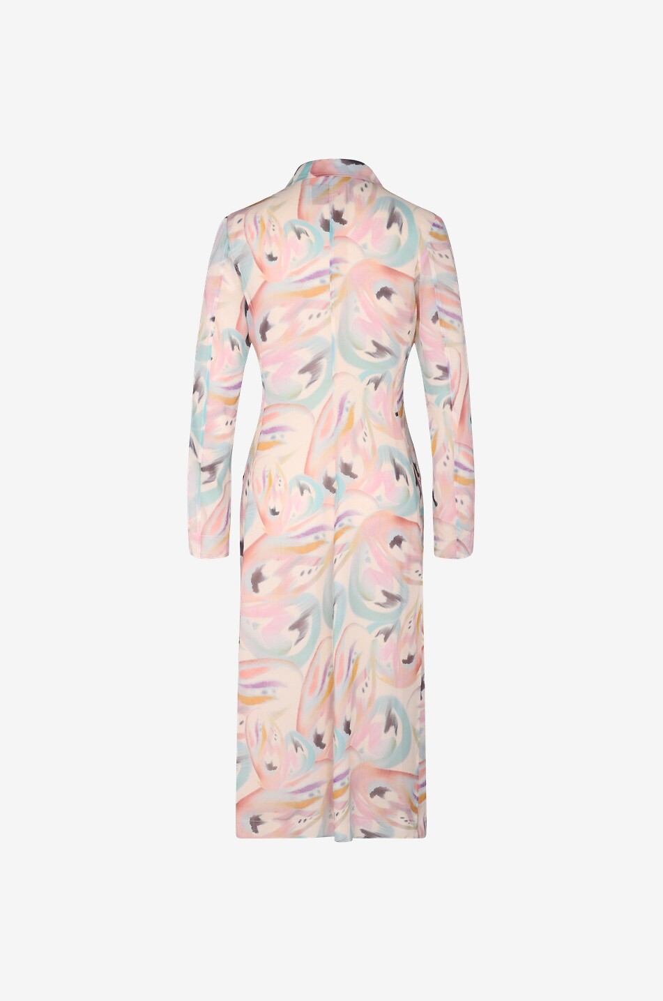 Staubmantel aus Seidengeorgette Butterfly Wings