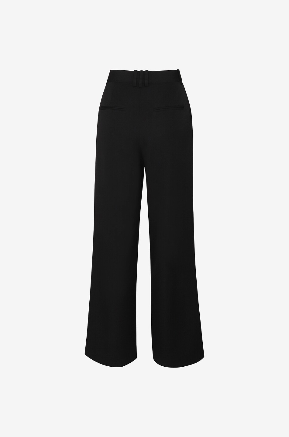 Wollhose mit weitem Bein und hohem Bund