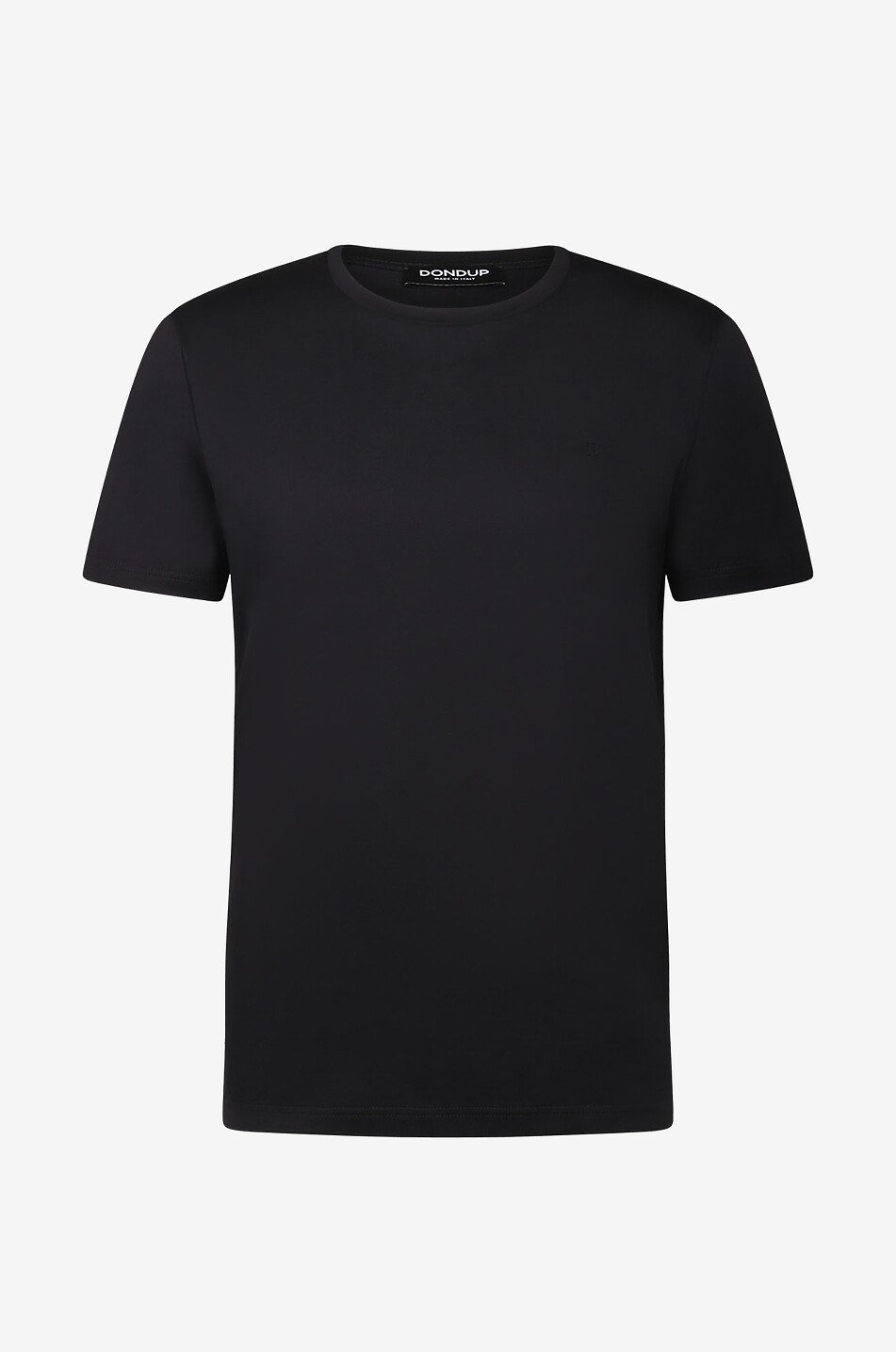 DONDUP T-shirt à manches courtes en coton à monogramme Homme NOIR 1
