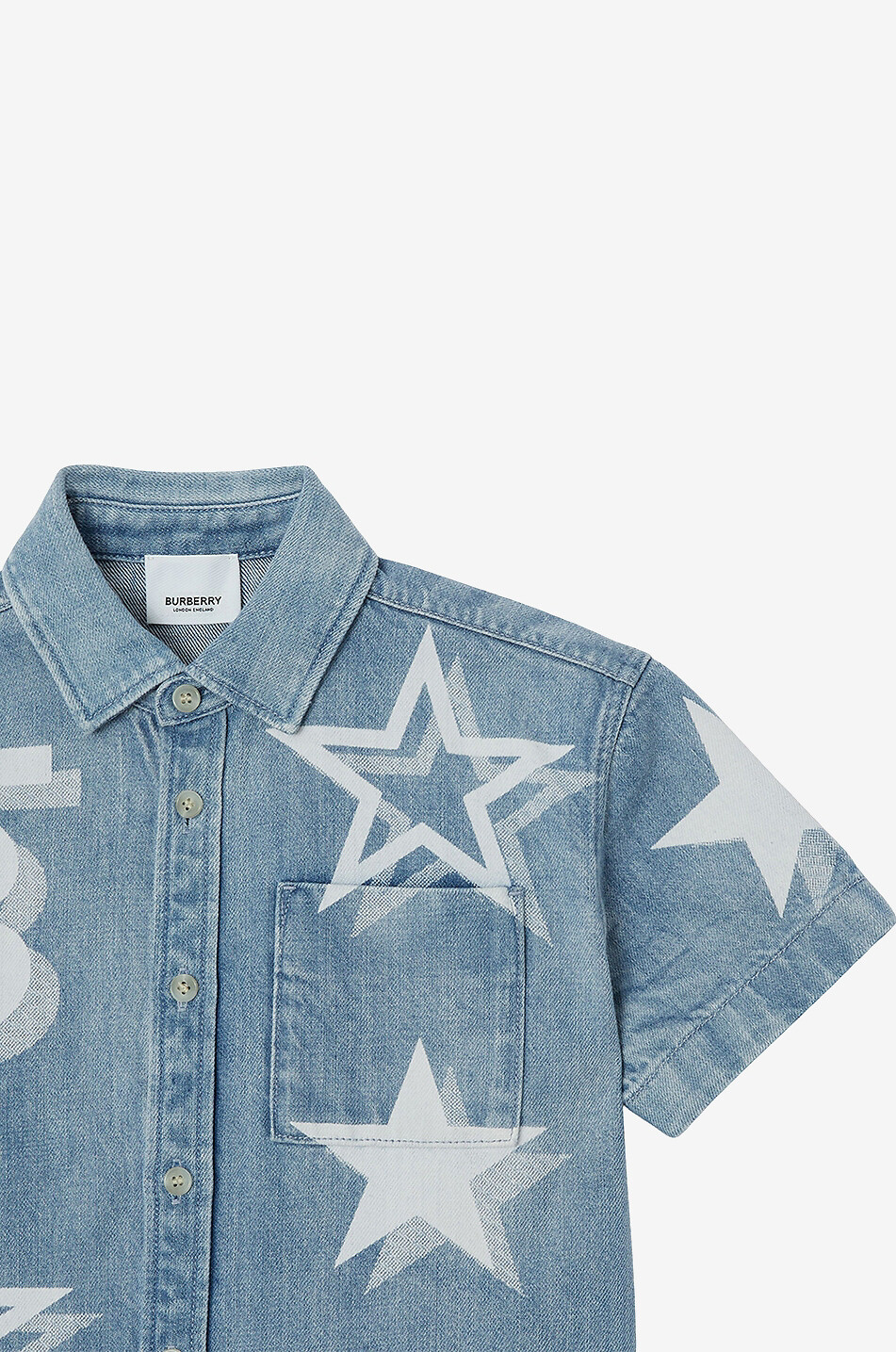 Alan TB Star boy's denim shirt