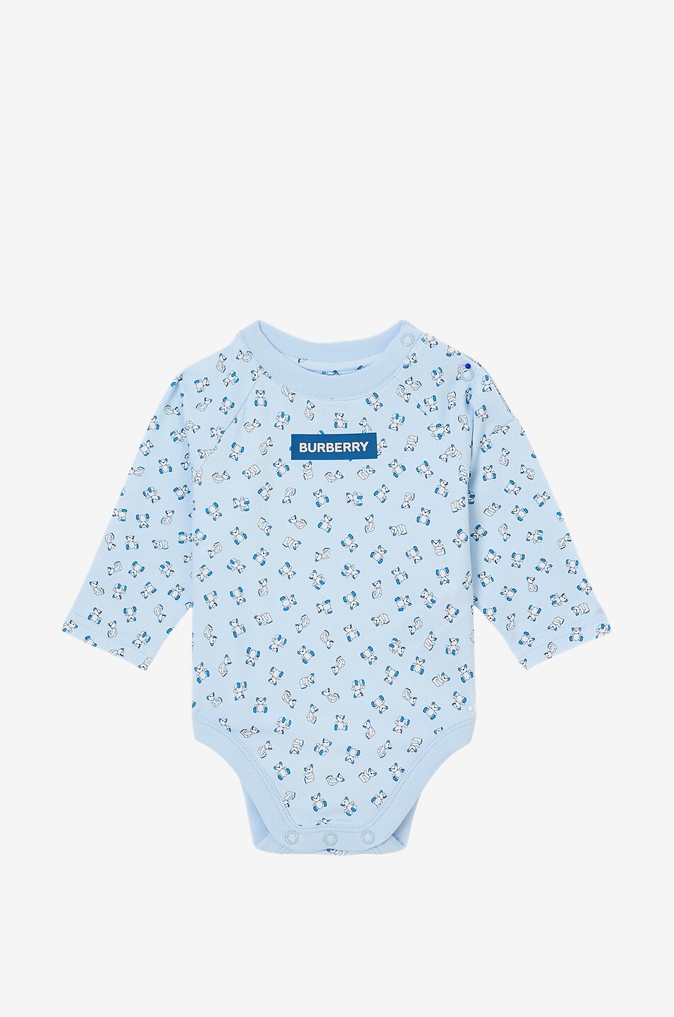 BURBERRY Dreiteiliges Baby-Set Nicolaas Thomas Bear Baby BLAU 5