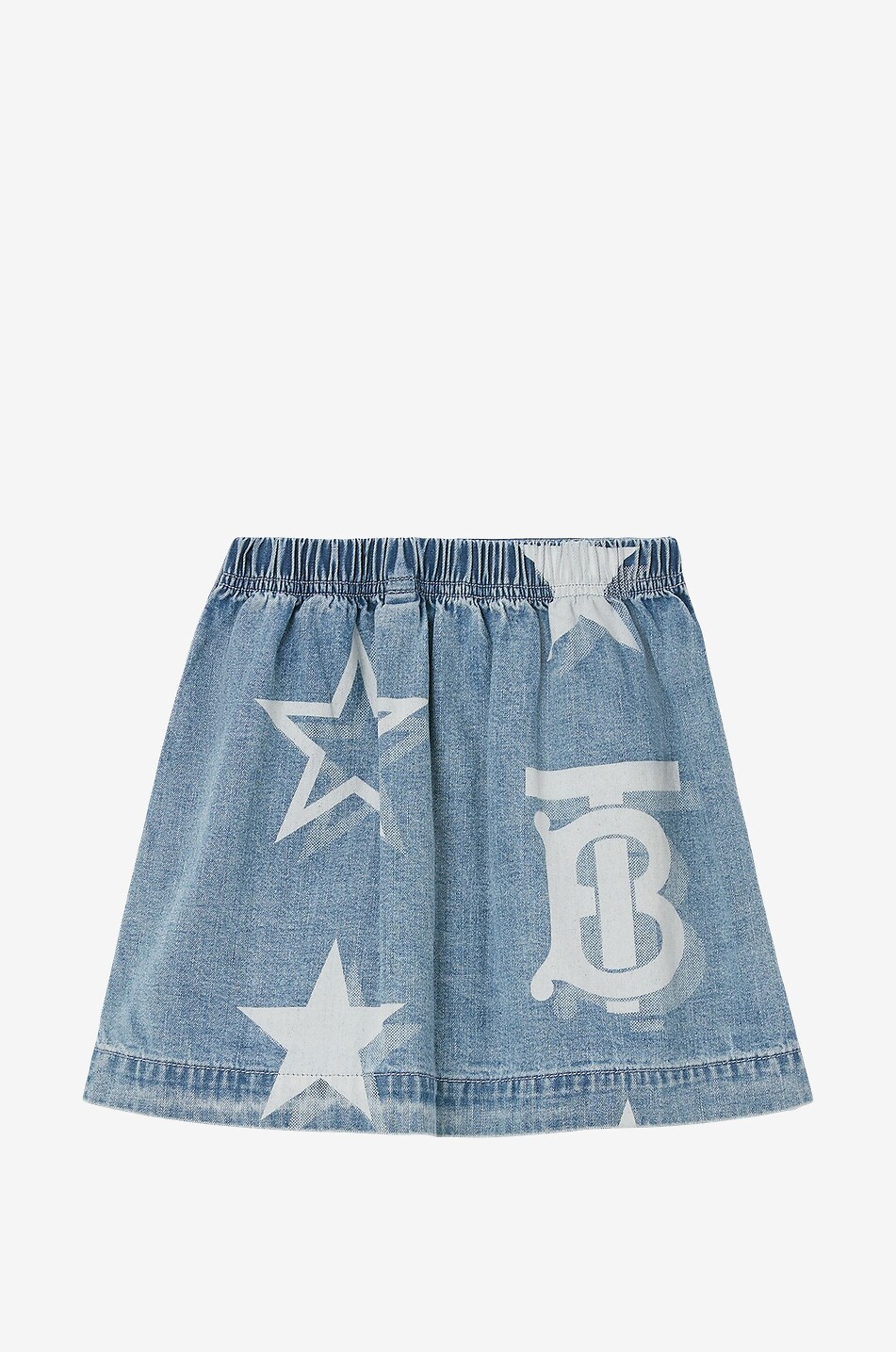 Mariah TB Star printed denim mini skirt