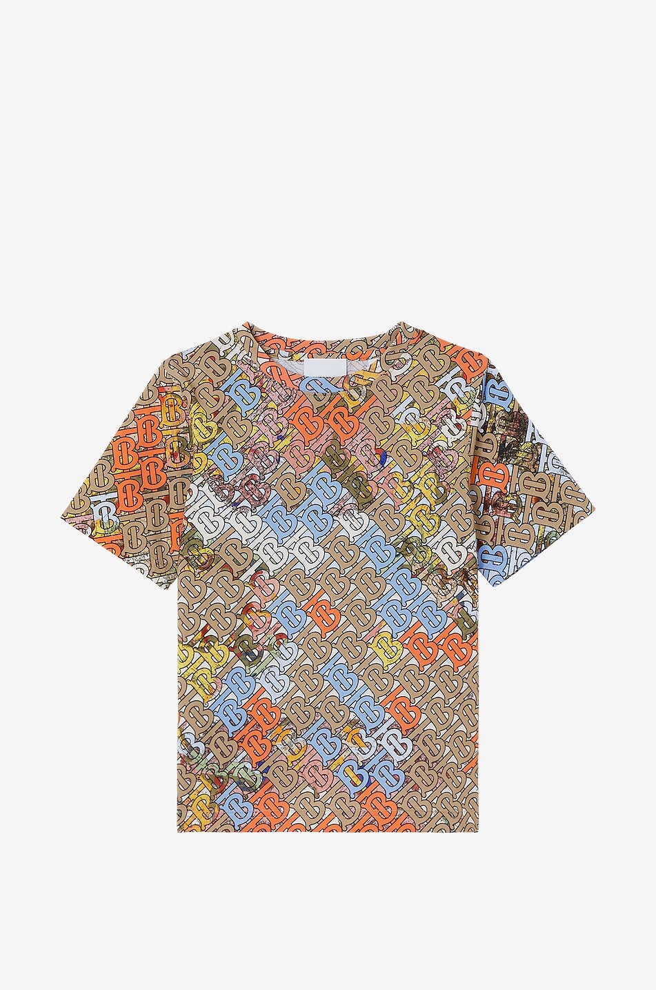 Devan Monogram Map boy's short-sleeved T-shirt