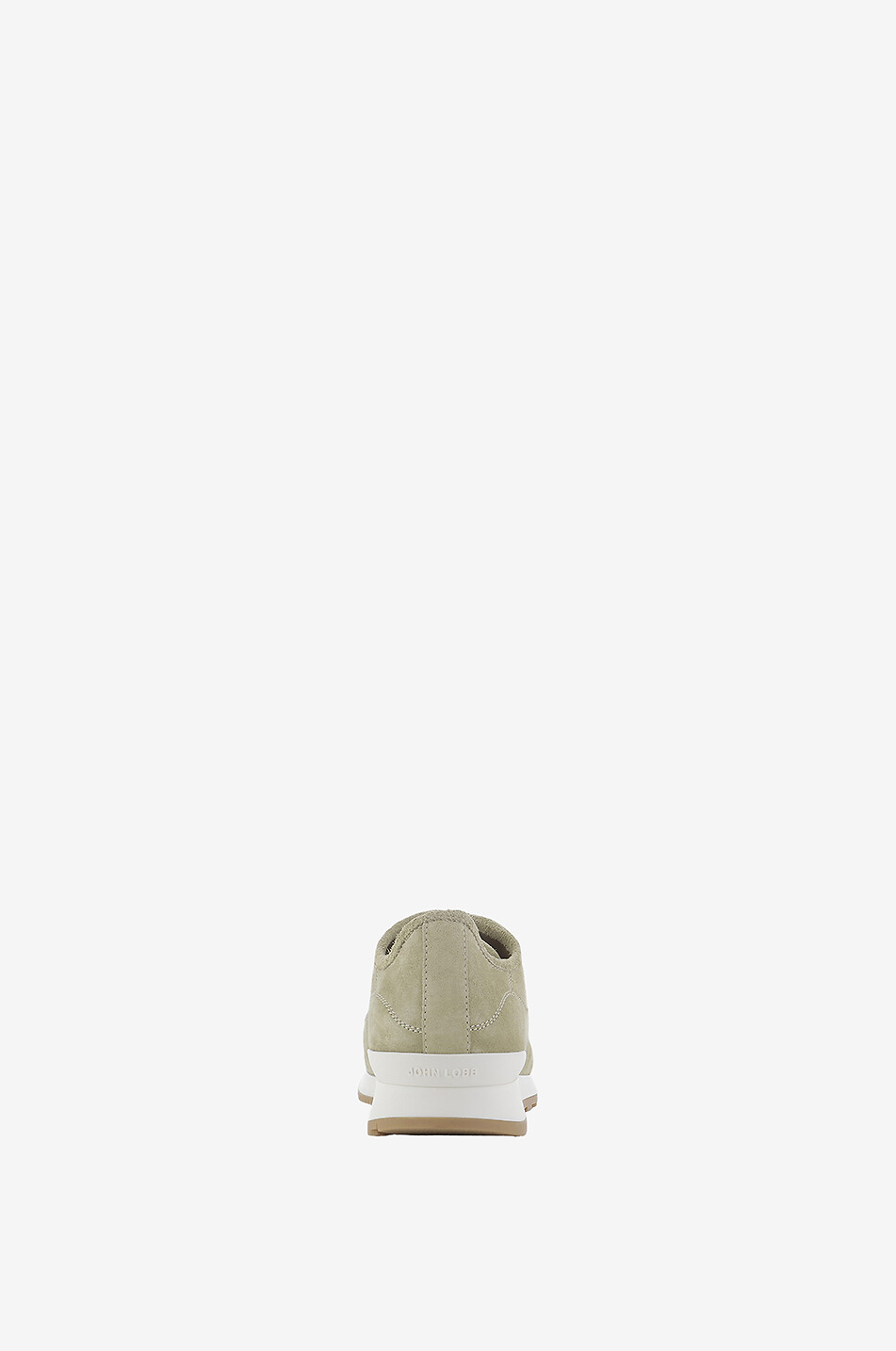 JOHN LOBB Baskets basses à lacets en daim Foundry II Homme VERT MOYEN 4