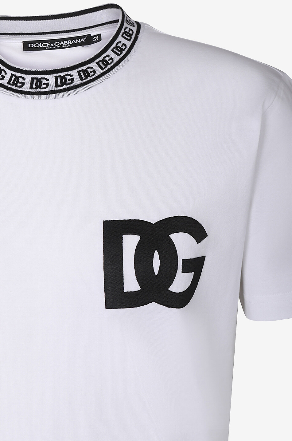 T-shirt à manches courtes brodé DG