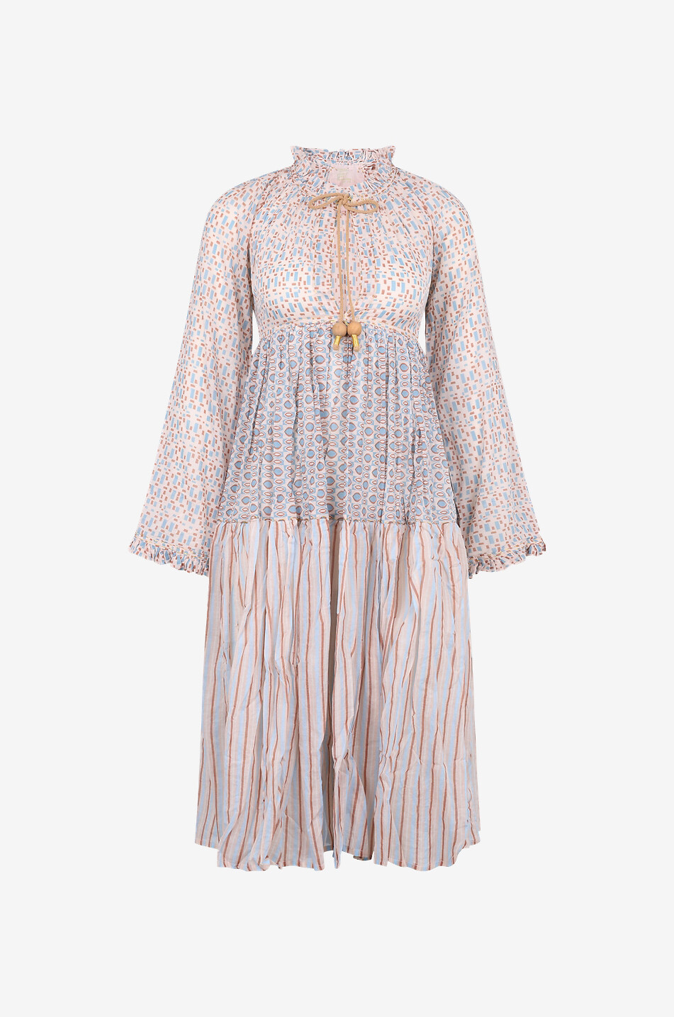 Robe de plage mi-longue en lin Short To Knee