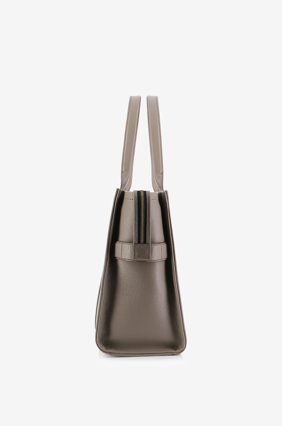 MARC JACOBS The Large Tote grained leather tote bag Women GREY 4