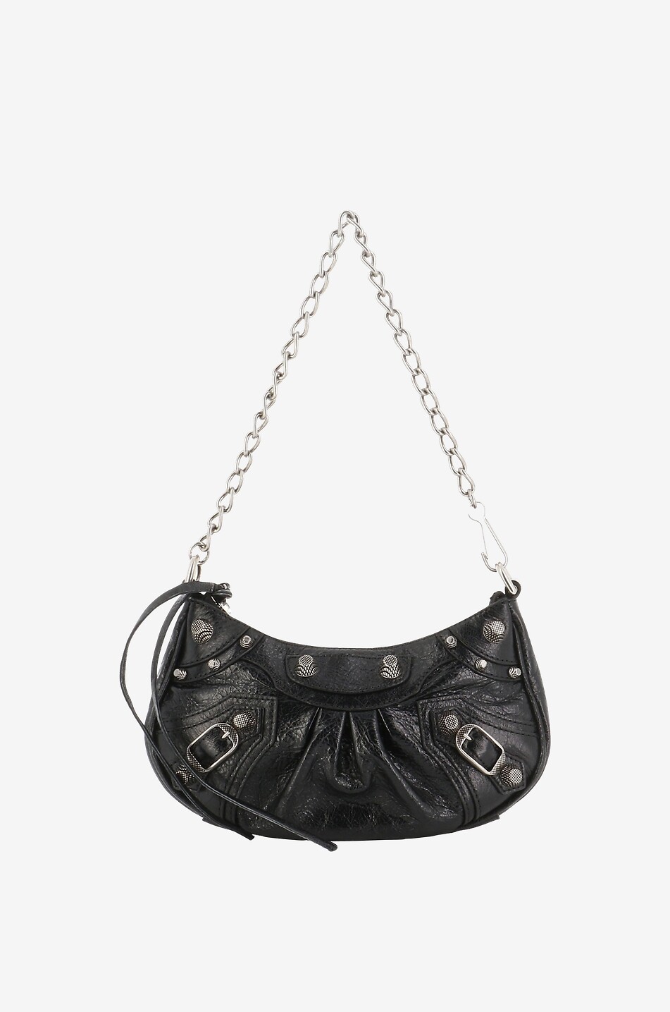 Le Cagole Mini arena leather shoulder bag