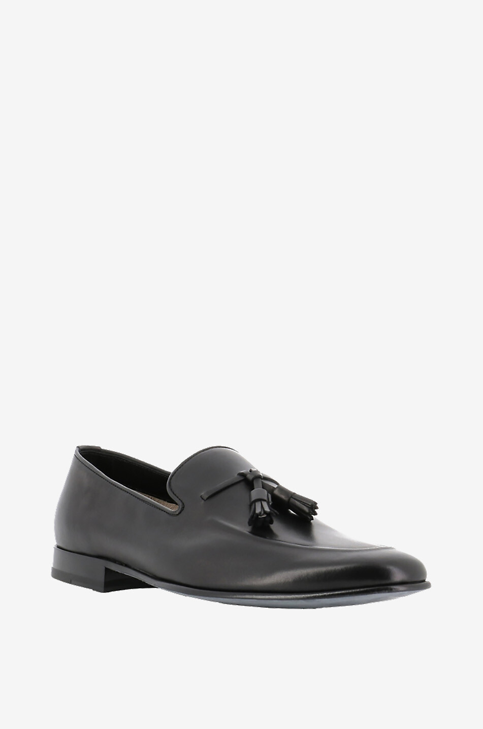Leather tassel loafers
