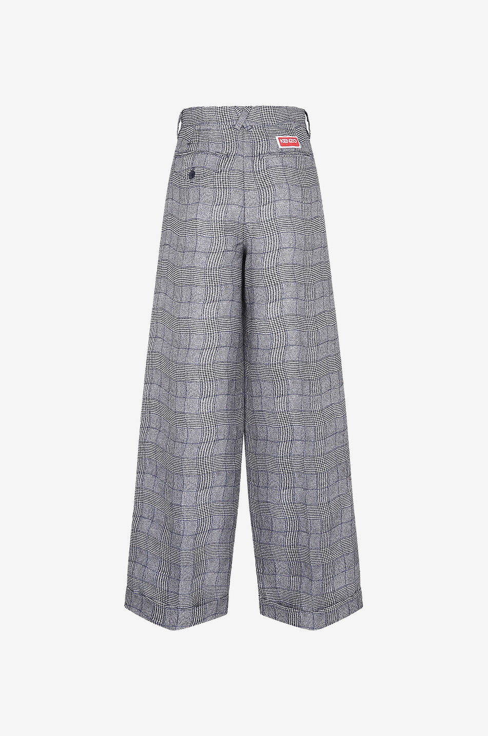 Pantalon droit Wavy Check