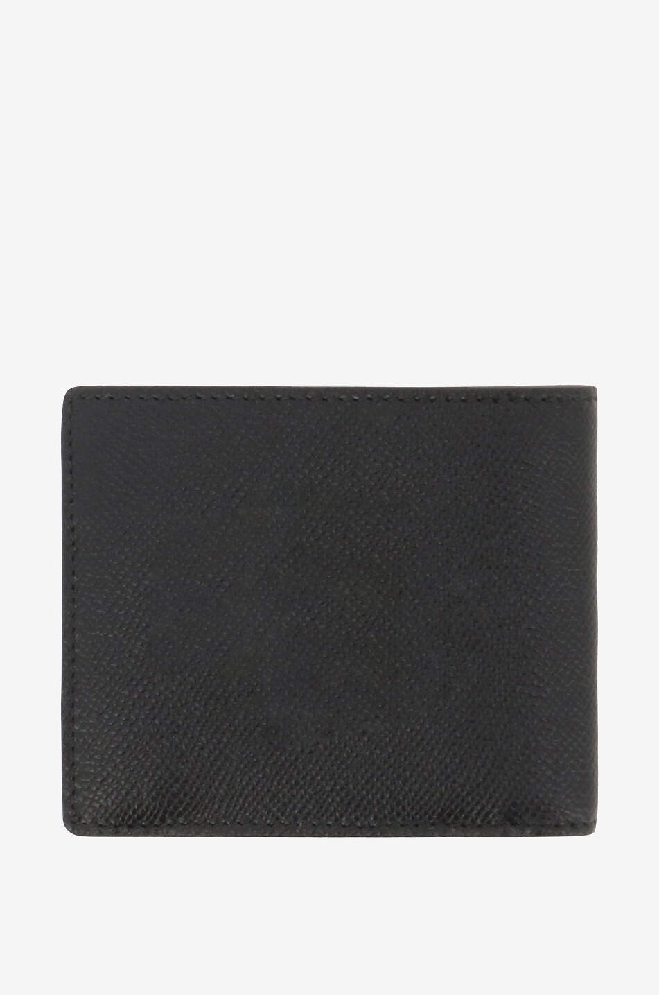 BURBERRY Kompakte Brieftasche aus genarbtem Leder TB CC Bill Coin Herren SCHWARZ 2