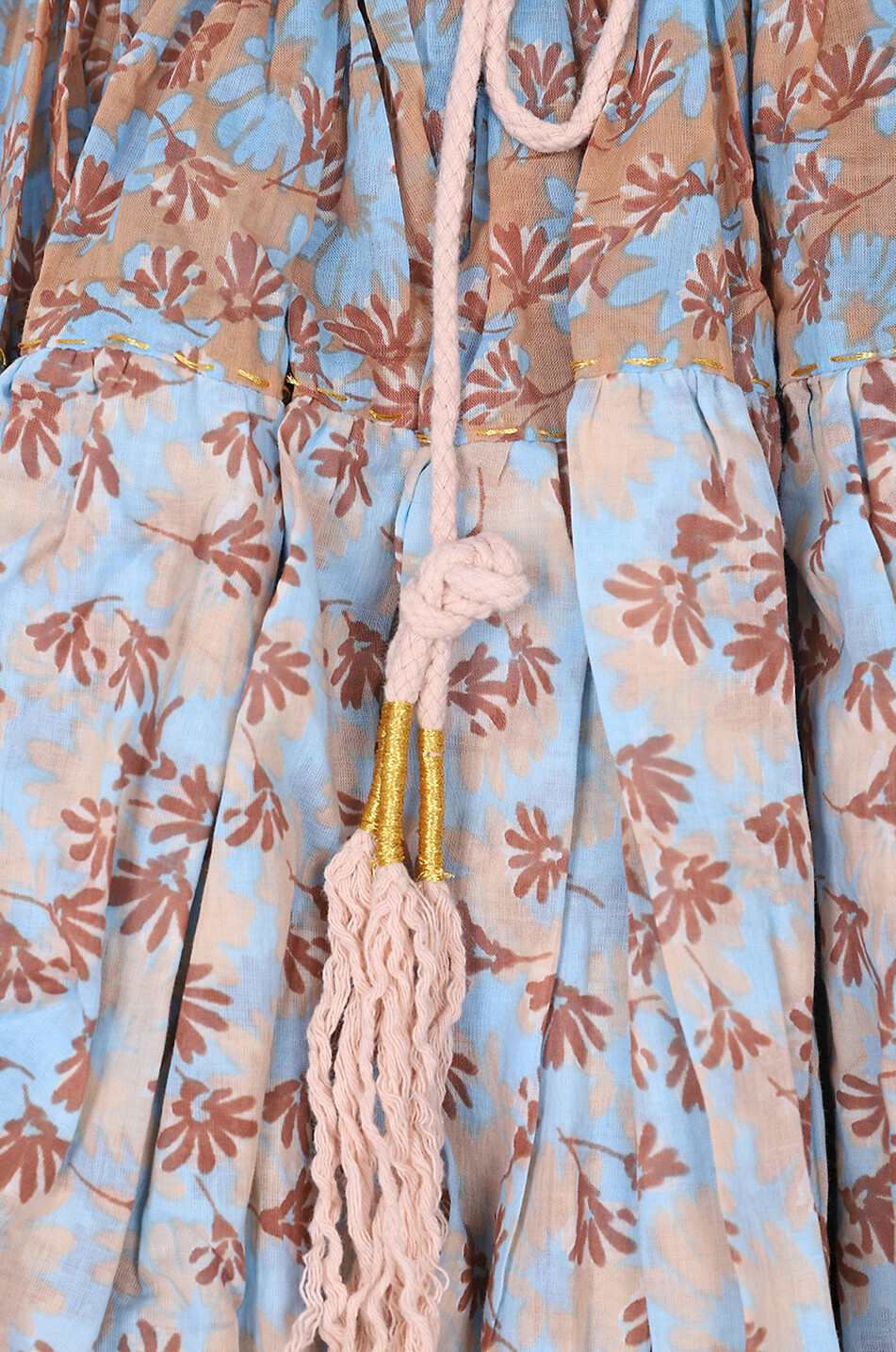 Double Mini linen beach skirt