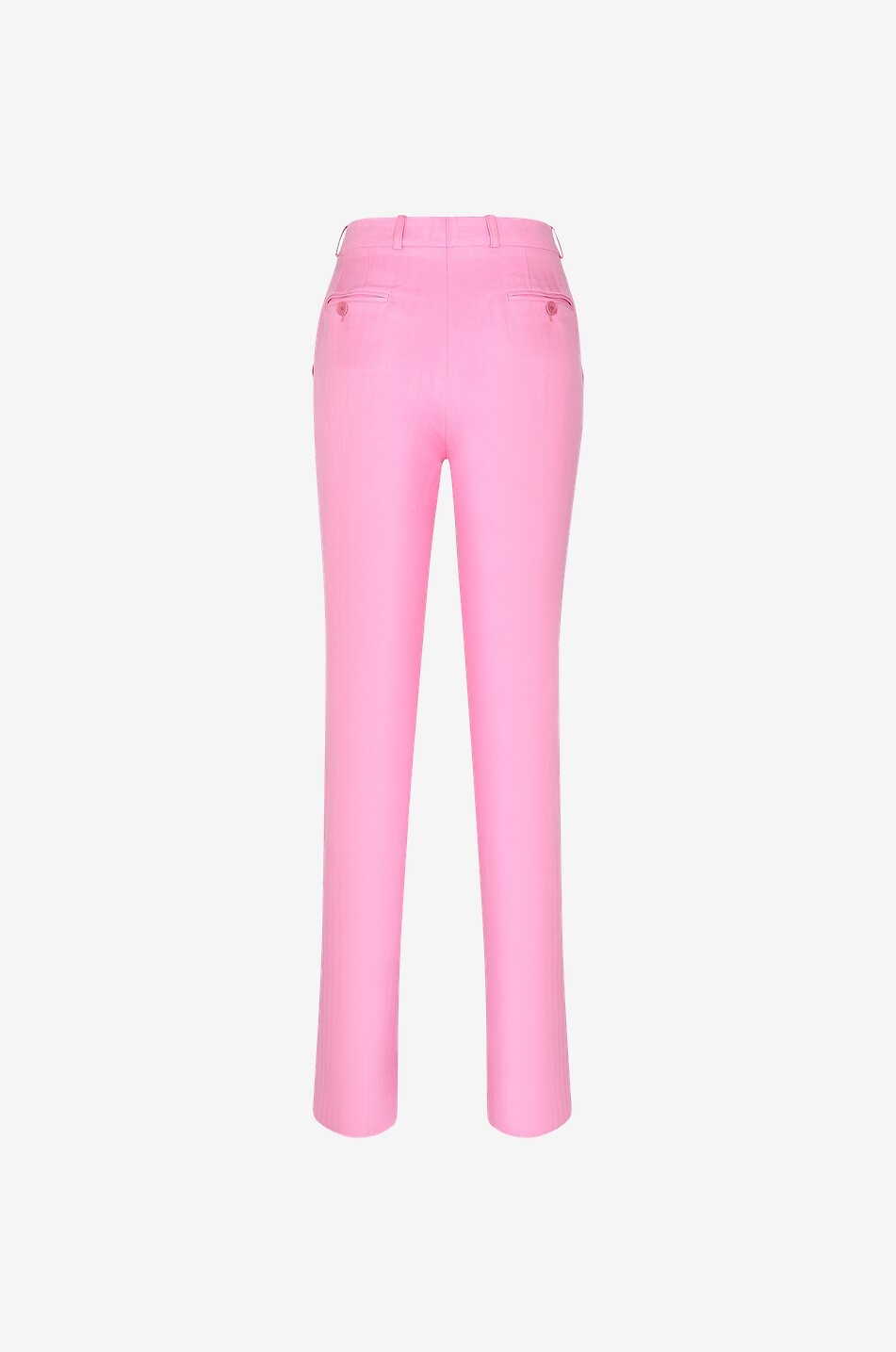 Gerade Hose aus Seidenmix