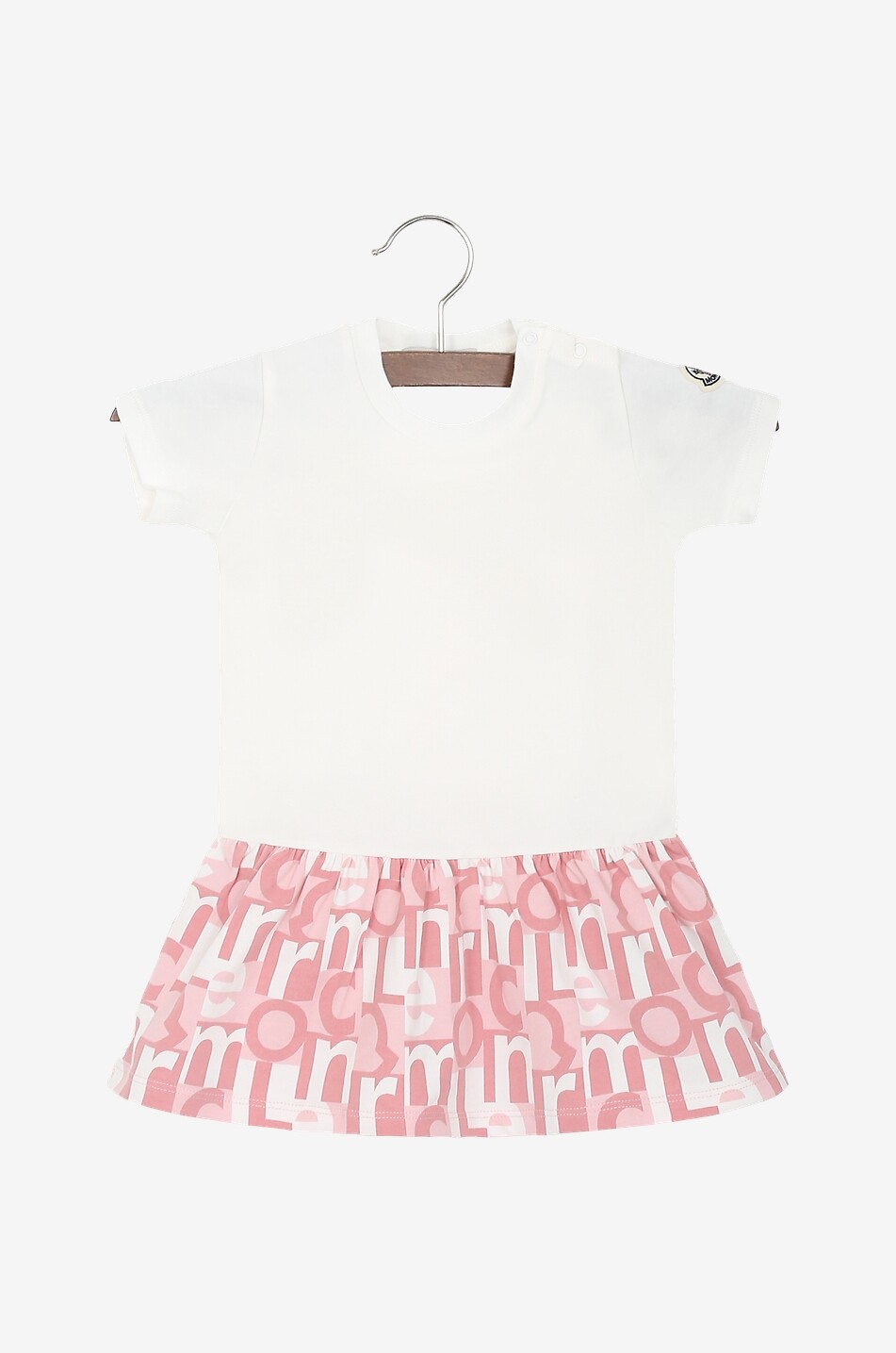 Logo printed baby T-shirt dress