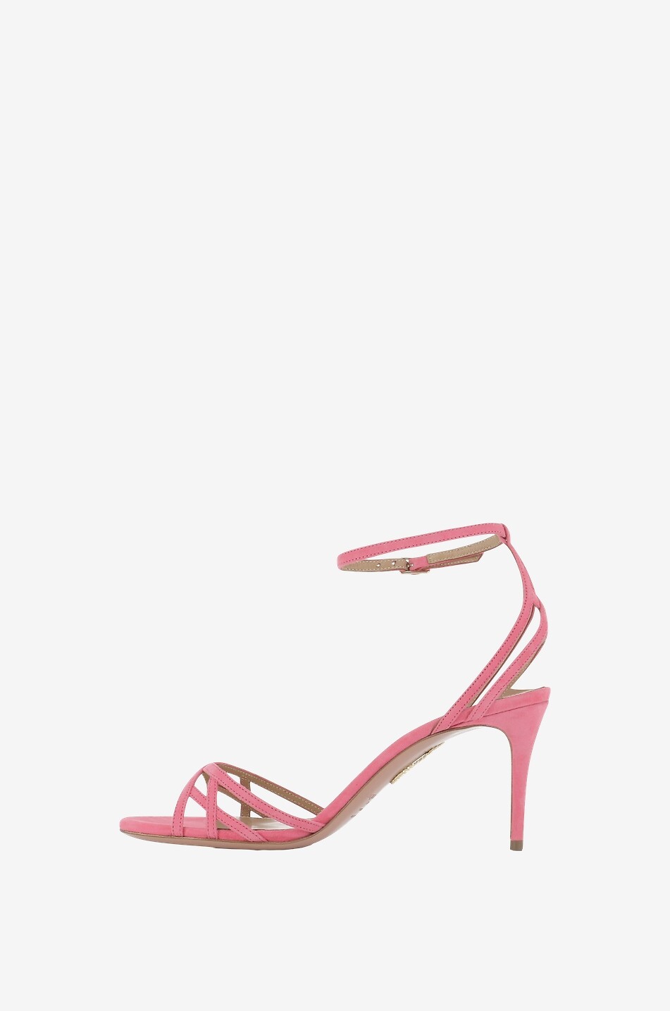 AQUAZZURA Sandalen aus Wildleder mit Absatz All I Want 75 Damen ROSA 3