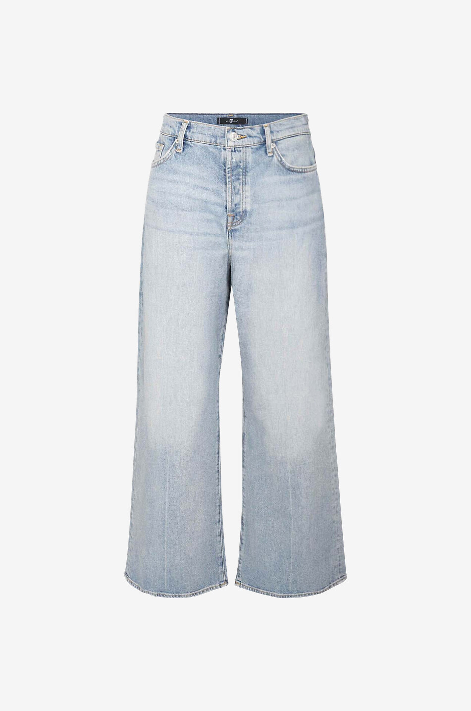 Jeans mit weitem Bein und hoher Taille aus Baumwolle Zoey Air Wash