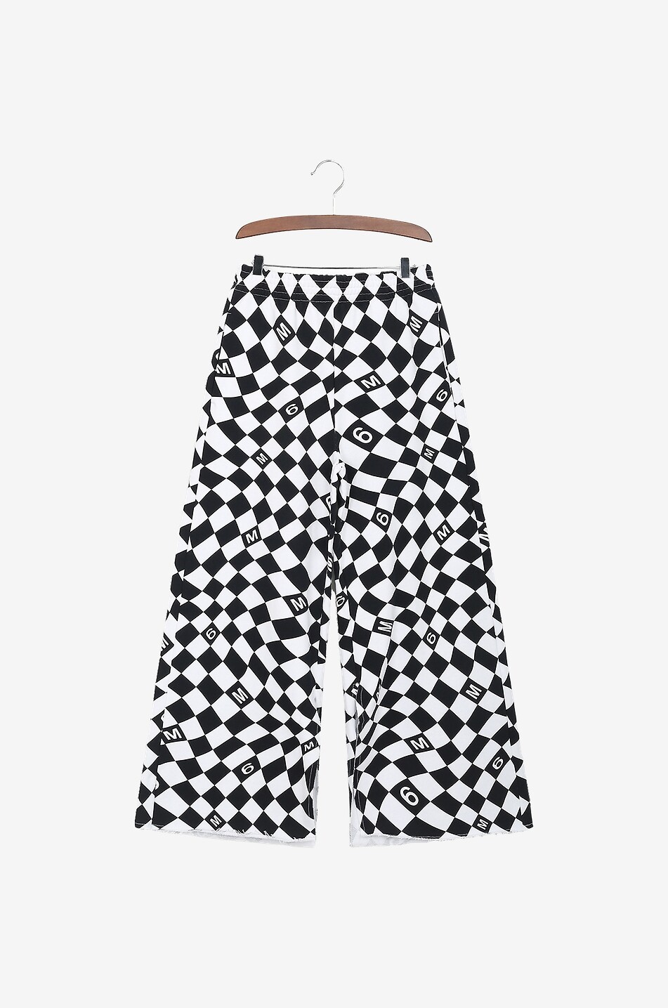 Pantalon de jogging fille motif damier MM6