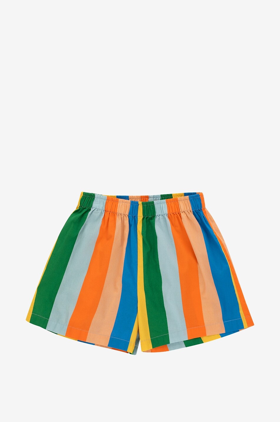 Short garçon en popeline rayée Multicolor Stripes