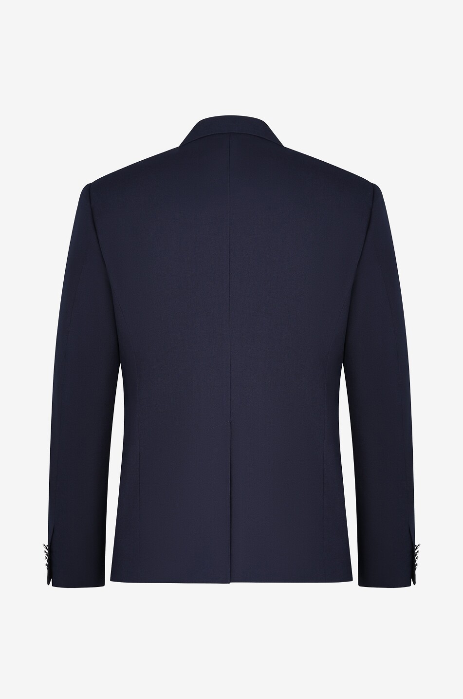 Einreihiger Slim-Fit-Blazer aus Bio-Baumwolle