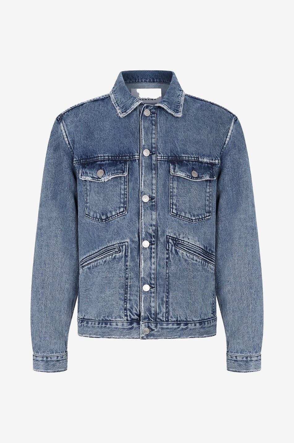 Django distressed denim jacket