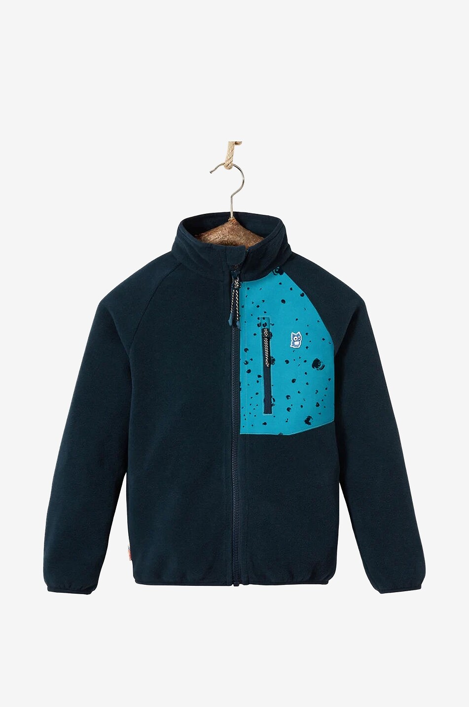 NAMUK Kinder-Bio-Fleece-Jacke Avan Galaxy Unisex DUNKELBLAU 1